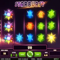LuckyGem - Starburst Slot Game - NetEnt